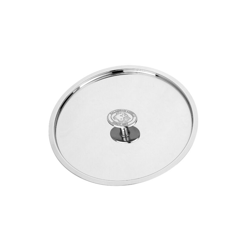AGNELLI Tapa Aluinox 3ply con Pomo Acero Inoxidable Ø 36 cm