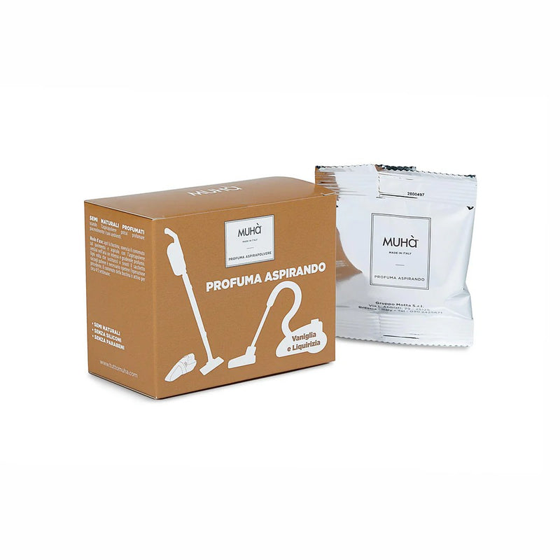 Muhà Set 5 Bolsas Aromas Aspiradora Vainilla y Regaliz