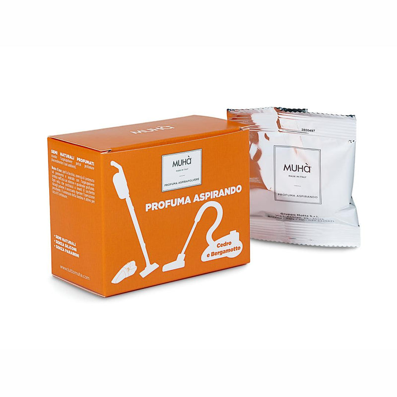 Muhà Set 5 Bolsas Aromas para Aspiradora Cedro y Bergamota
