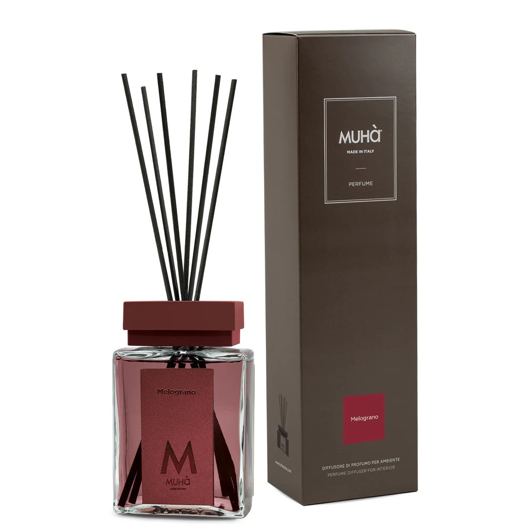 Muhà Luxe Perfume Difusor Ambiente con Palitos Granado 100 Ml