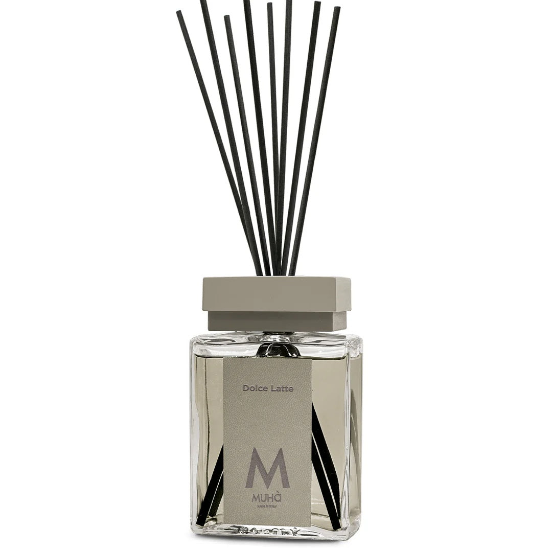 Muhà Luxe Perfume Difusor de Ambiente con Varillas Dulce Latte 500 Ml
