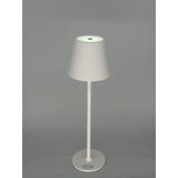 Lámpara LED Touch Recargable H 38 cm 10 x 10 cm IP54 Round Pro Blanca