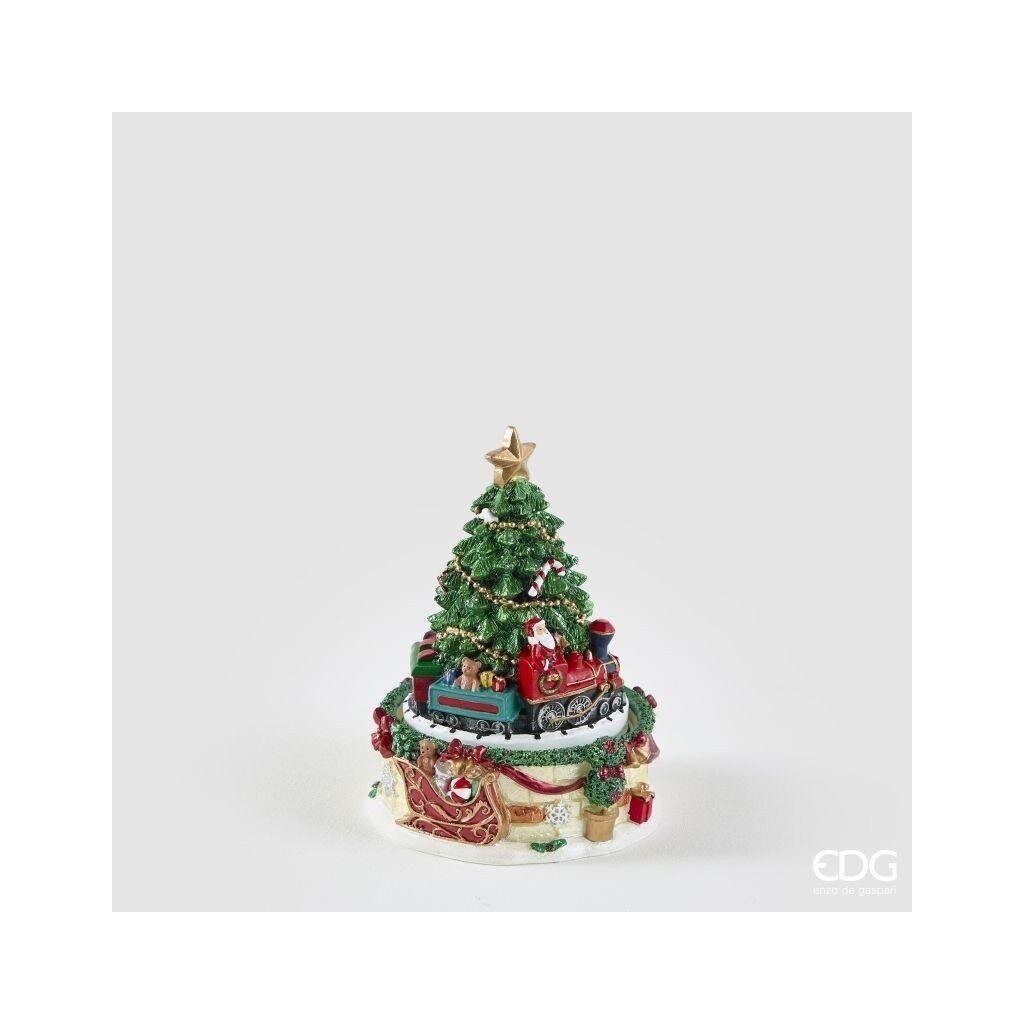 EDG Enzo De Gasperi Carillón Trenino Pino H16 Navidad Green Red