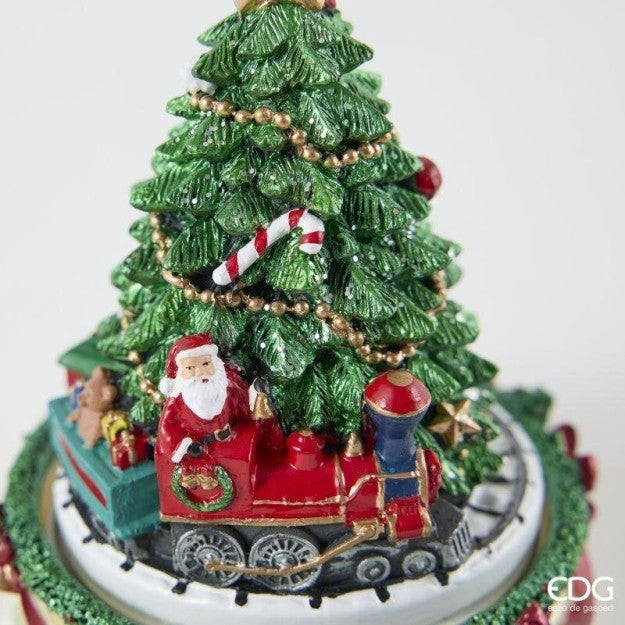 EDG Enzo De Gasperi Carillón Trenino Pino H16 Navidad Green Red