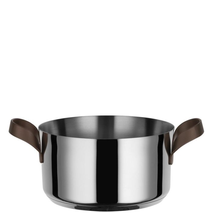 Alessi Edo Cacerola de Dos Asas en Acero Inoxidable Ø20 cm