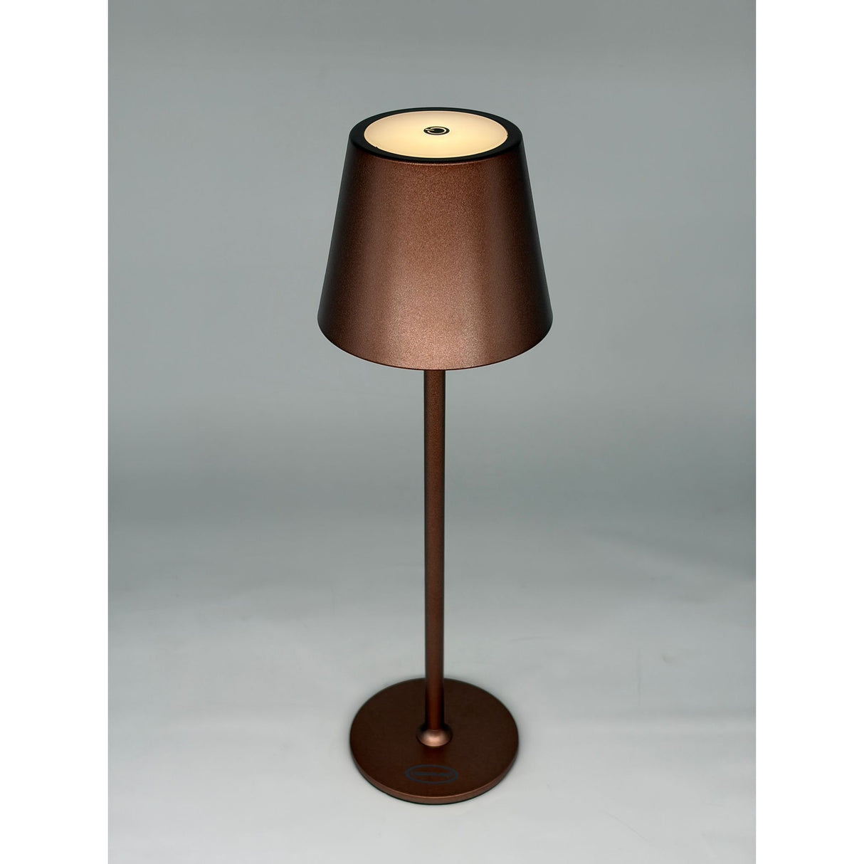 Lámpara LED Touch Recargable H 38 cm 10 x 10 cm IP54 Round Pro Marrón Bronce