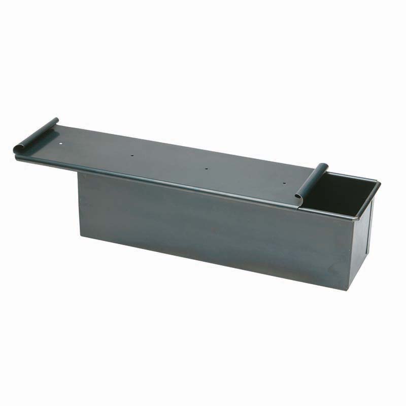 AGNELLI Forma Pan Cuadrada con Tapa Chapa Azul 30x10 cm