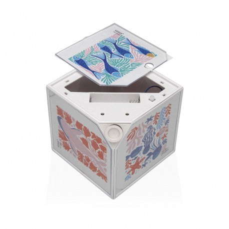 Versa Cubo Foto Bianco "Juno" 10x10