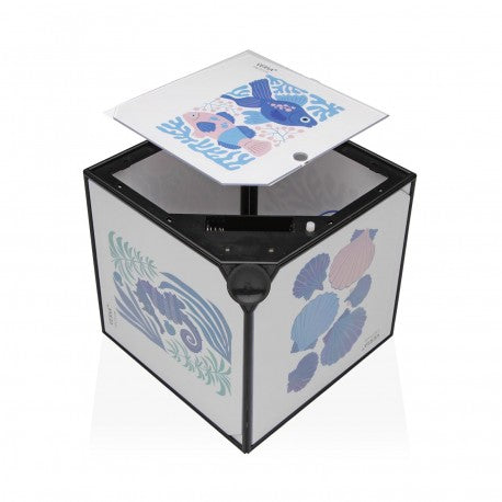 Cubo Foto Negro Juno 15x15 Versa