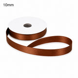 Cinta Doble Satén Color Mocha Mousse 10 mm x 50 m ETM