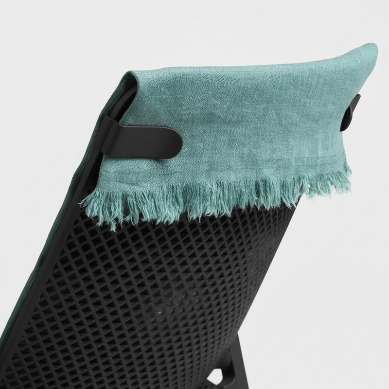 Dettaglio clip antracite