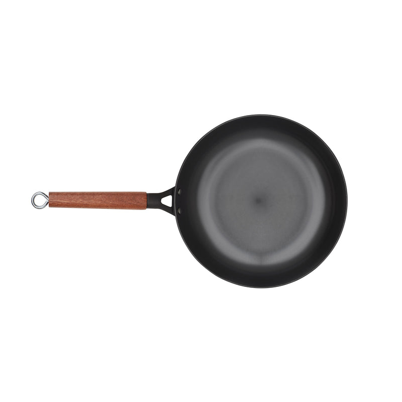 Sartén Zani Serafino 5 Padel de Hierro cm 28 Mango de Madera