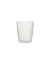 Vaso Zani Serafino para Agua White Transparent en Pasta de Vidrio