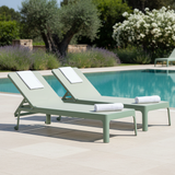 Hotel pool terrace