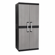 Toomax Armario 2 Puertas Garage Mega Utility Cabinet – Mueble Portaherramientas con 4 Estantes Regulables