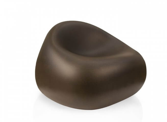 Sillón Plust Gumball Golden Rust Polietileno 92 cm