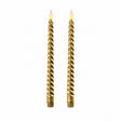 ad trend ad trend set 2 candele a spirale h 265 cm d 2 cm a batterie oro ean 8057586083974