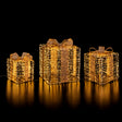 ad trend ad trend set 3 pacchi dono di natale con led da internoesterno oro ean 8057586157897