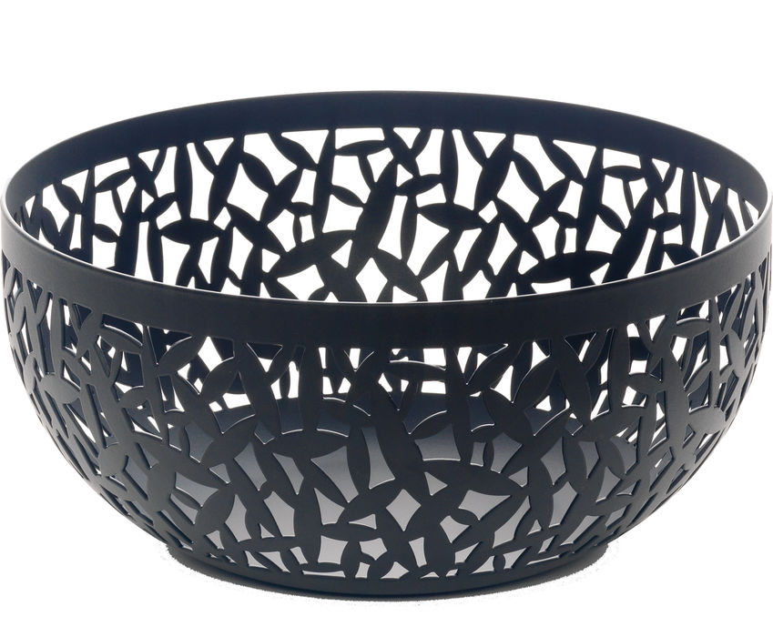 alessi alessi fruttiera cactus d 21 cm nero ean 8003299335787