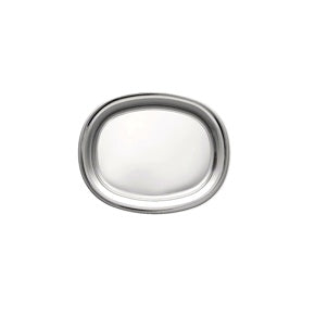 alessi alessi piatto da portata in acciaio lucido 29 x 36 cm vassoio elegante per servizio tavola ean 8003299862658