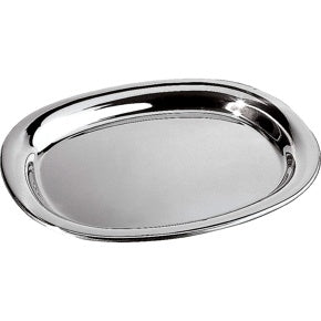 alessi alessi piatto da portata in acciaio lucido 30 x 24 cm vassoio elegante per servizio tavola ean 8003299862641