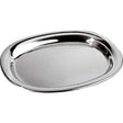 alessi alessi piatto da portata in acciaio lucido 30 x 24 cm vassoio elegante per servizio tavola ean 8003299862641