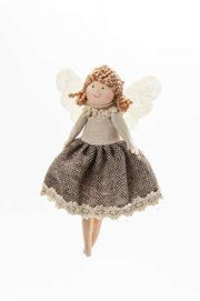 ARPIMEX Angelito Navidad Tela 16 Cm Beige