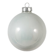 ARPIMEX Caja 4 Esferas de Navidad Ø 120 mm Vidrio Blanco