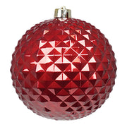 ARPIMEX Bola Navideña con Púas Ø 150 mm Plástico Rojo
