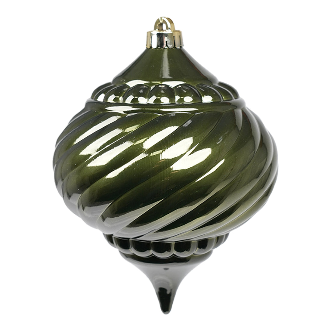 arpimex arpimex sfera goccia rigata di natale d 150 mm plastica verde muschio ean 8018318536366