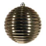 ARPIMEX Esfera Estriada de Navidad D 200 Mm Plástico Oro