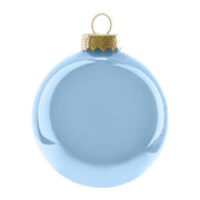 ARPIMEX Box 12 Sfere Natale Vetro D 10 Cm Celeste
