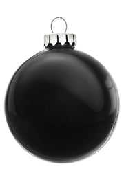 ARPIMEX Caja 12 Esferas Navidad Vidrio D 10 Cm Negro