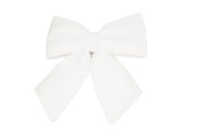 ARPIMEX Fiocco Natale Velluto 30 Cm Bianco