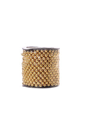 ARPIMEX Guirnalda Perlas Navidad D 6 Mm L 10 Mt Plástico Oro
