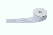 ARPIMEX Cinta Navideña Merry Christmas 38 Mm 10 Mt Blanco