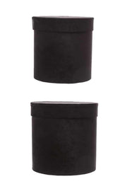 ARPIMEX Set Natale 2 Sombreras Terciopelo D 26 Cm H 26 Cm Negro