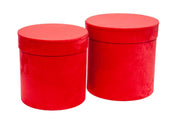ARPIMEX Set Navidad 2 Sombreros Terciopelo D 26 Cm H 26 Cm Rojo