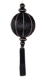 ARPIMEX Sfera Natale con Decoro 29 x 29 x 95 Cm Nero