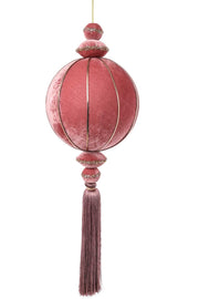 ARPIMEX Sfera Natale con Decoro 29 x 29 x 95 Cm Rosa