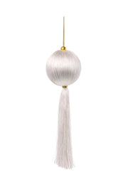 ARPIMEX Esfera Navideña con Decoración 9,5 x 9,5 x 30 Cm Blanco