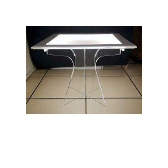 bigiemme bigiemme alzata trasparente in plexiglass per top led 39x39 cm h 20 cm