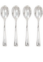 bigiemme bigiemme cucchiaini 10 cm plastica argento metallizzati 24 pz ean 0039938112295