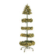bizzotto bizzotto albero di natale espositore 210 cm 4 piani con 1158 rami e illuminazione led ean 8051836841949