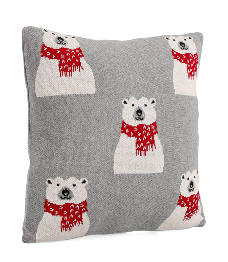 bizzotto bizzotto cuscino di natale editha orso 45 x 45 cm rosso bianco ean 8051836632097