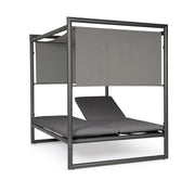 Bizzotto Daybed Konnor Antracita Estructura Aluminio 213 x 149 x 196 Cm Tejido Hidrorrepelente