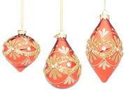 Bizzotto Pendaglio di Natale Garish Ass. Vetro Rosso 1 Pz