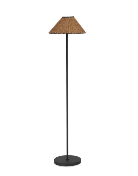 bizzotto bizzotto piantana solare kalyan h 160 cm d 40 cm ip44 effetto rattan ean 8051836566927