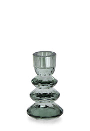 Bizzotto Portavelas 1P Eldrid H 10,8 Cm D 6 Cm Cristal Verde