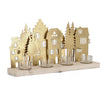 bizzotto bizzotto portacandela di natale dwelling 4 posti dec casetta e pino h 20 cm oro ean 8051836748170